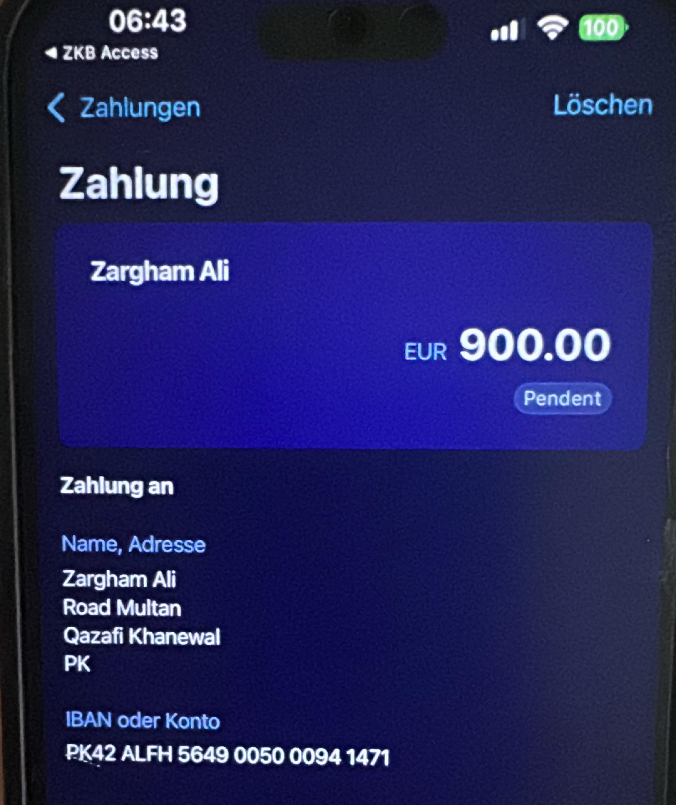 ZKB Dokument
